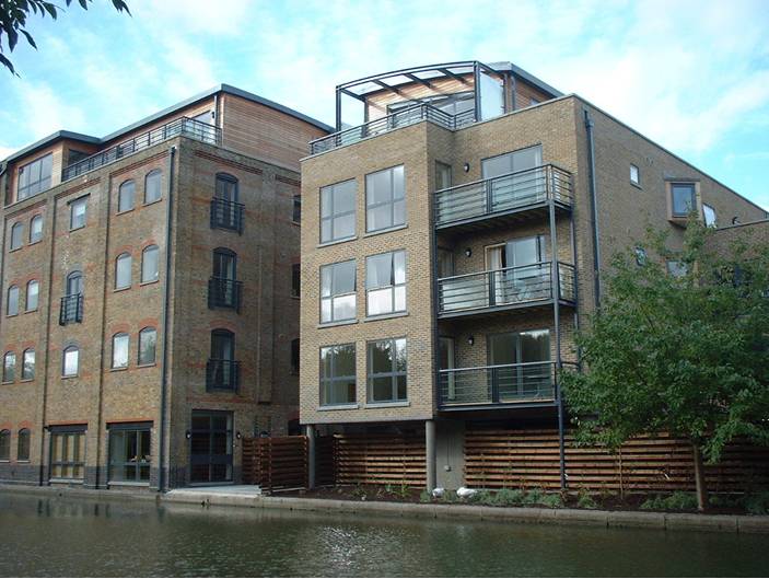 Castle Mill viewed from across canal