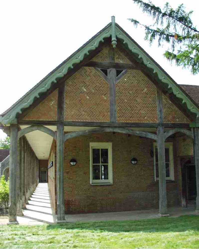 Monks Barn - gable end