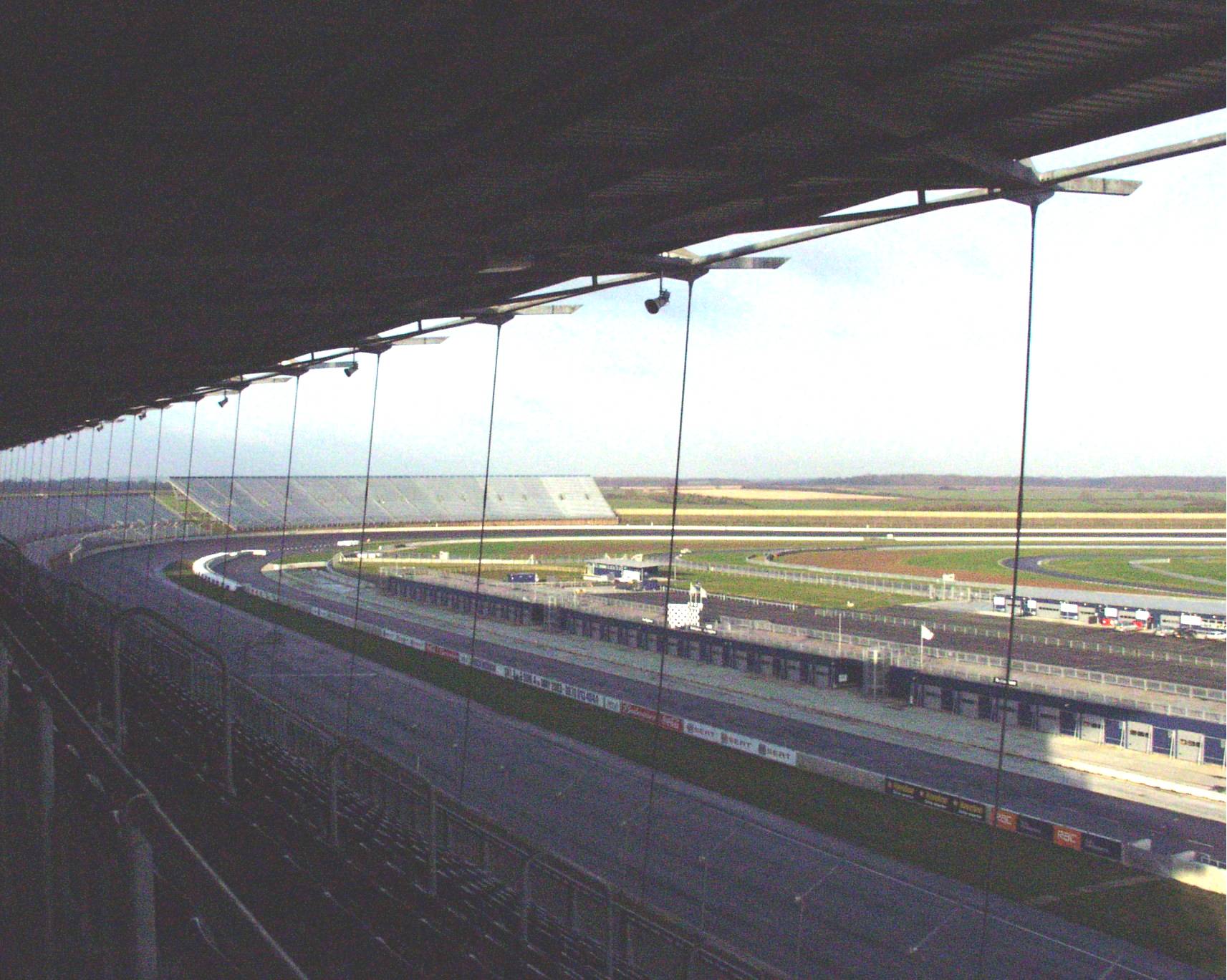 Rockingham circuit viewed from grandstand